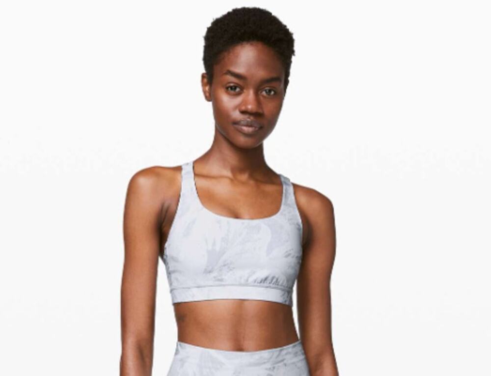 Lululemon Energy Sports Bra Tropical Shadow Starlight Multi Sz 10